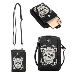 Montana West Sugar Skull Collection Phone Wallet