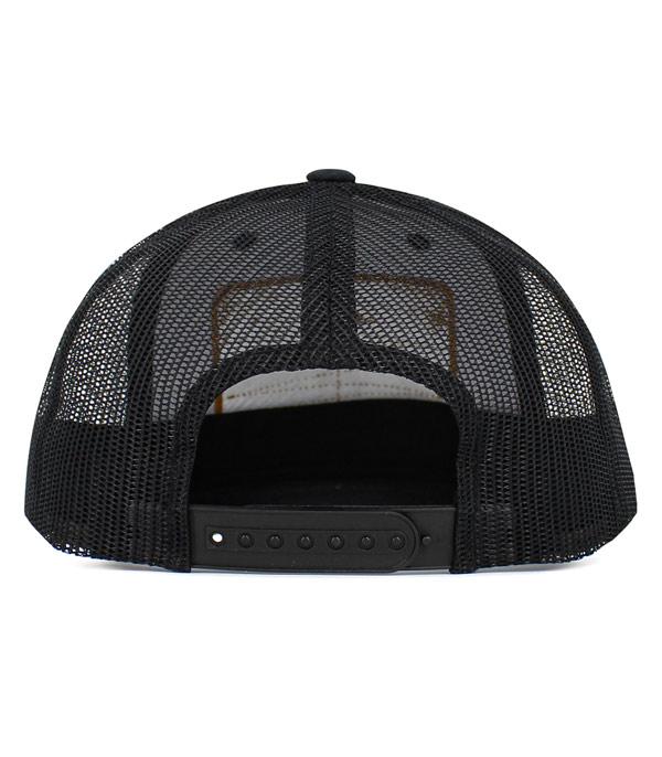 Black Or Grey Whiskey and Country Music Vintage Mesh Ballcap