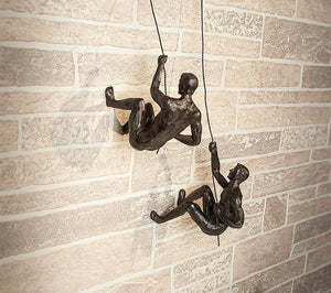 Climbing Man Roper Statue