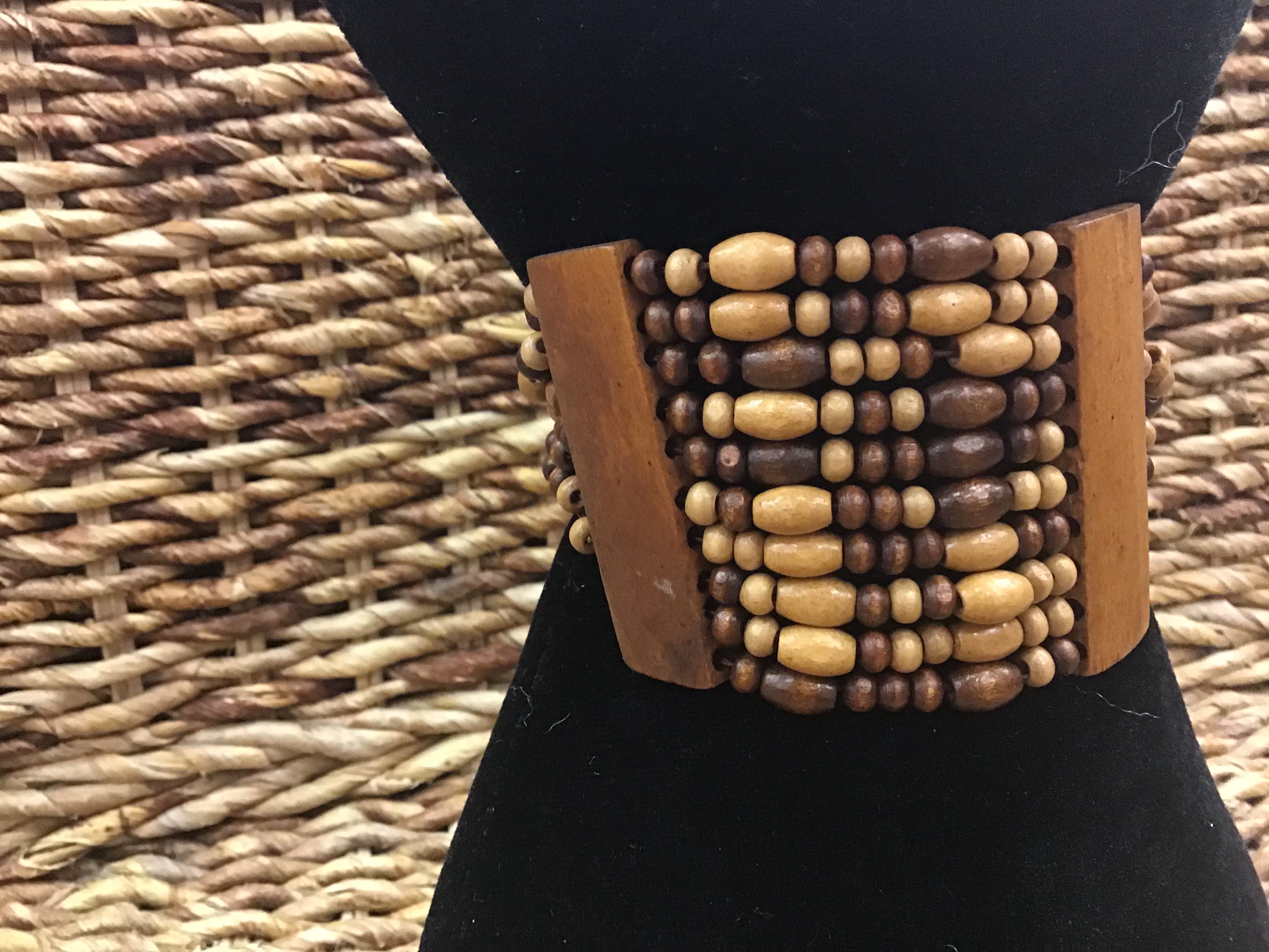 Wooden Beaded Bracelet