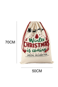 Christmas Drawstring Large Gift Bag