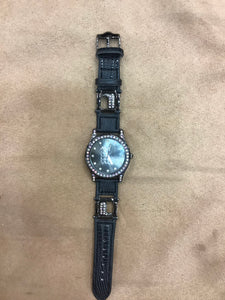 Western Style Watch With Boots & Bling