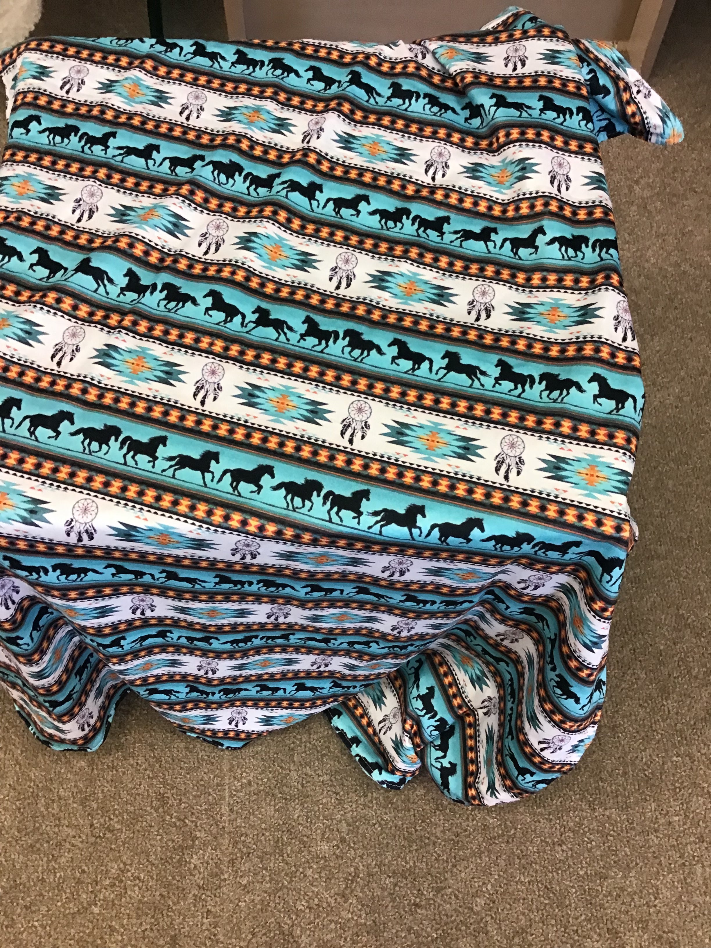 Western Themed Baby Blankets