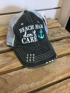 Beach Hair, Don't Care Hat