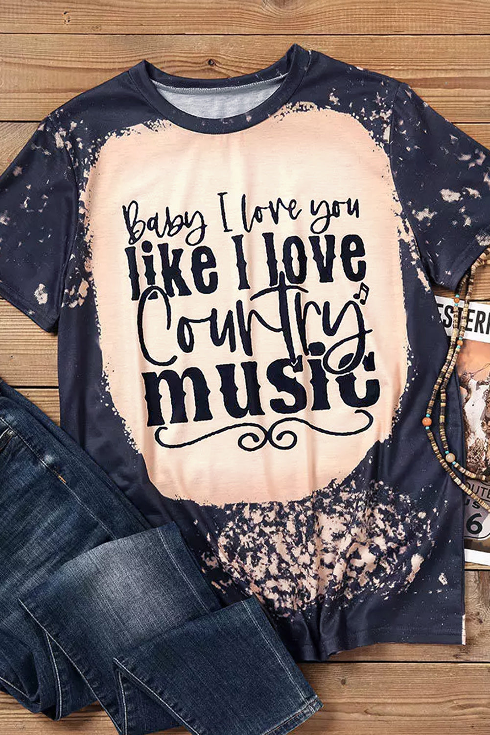 I Love You Like I Love Country Music T-Shirt