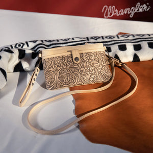 Wrangler Vintage Floral Tooled Collection Crossbody