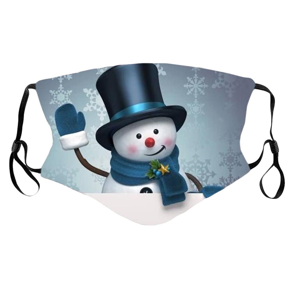 Christmas Snowman Face Mask Skier snowboarder Santa
