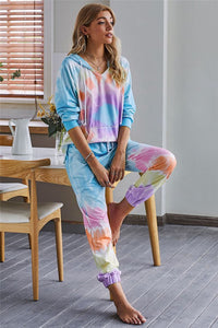 Tie Dye Hoodie  (Pants Sold Sep)