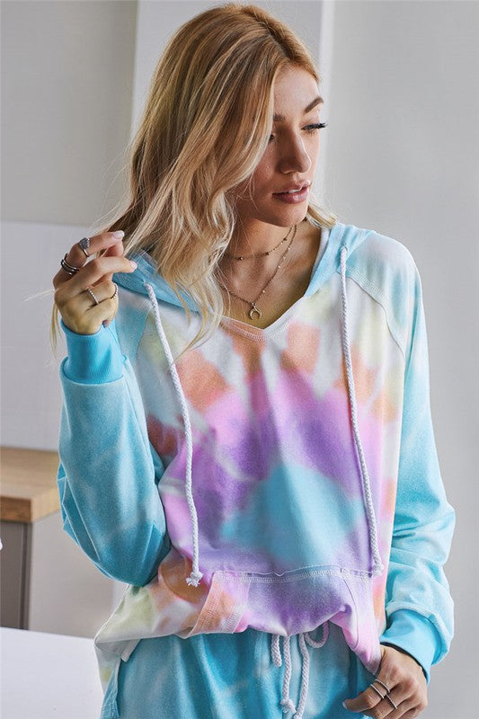 Tie Dye Hoodie  (Pants Sold Sep)