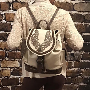 Western Handbag Backpack Embroidered