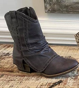 Bdon Grey Urban sexy Boots Side zipper