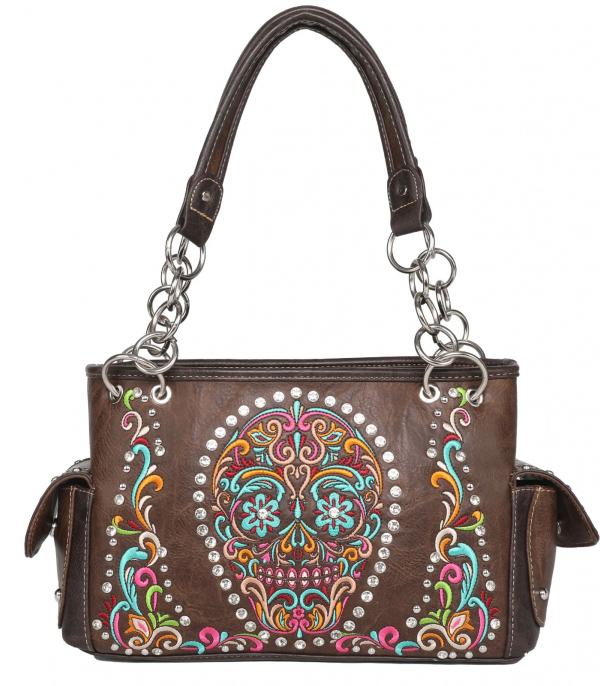 Sugar Skull Collection Concealed Carry Satchel