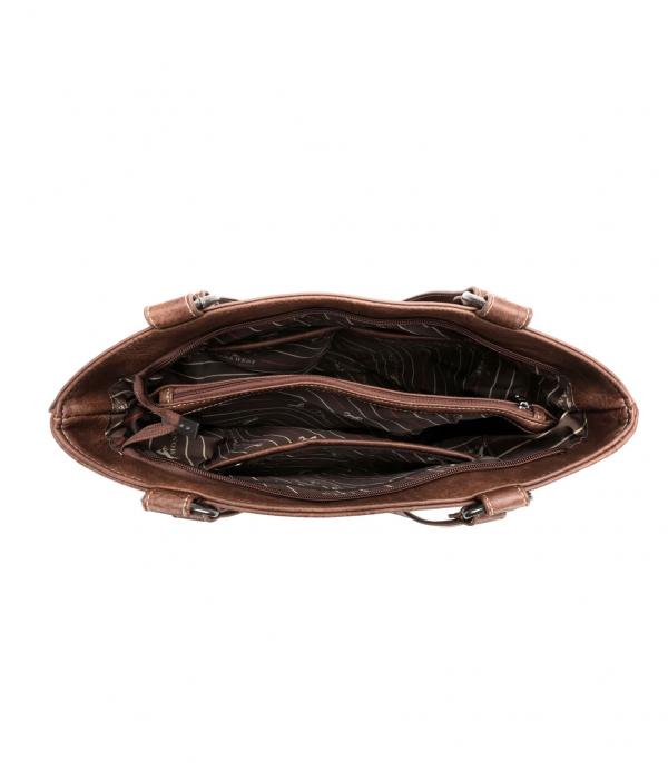 Brown West Fringe Collection Concealed Carry Hobo