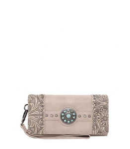 Montana West Concho Collection Clutch/Crossbody