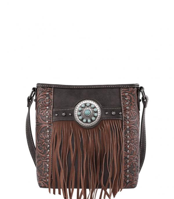 Montana West Fringe Collection Concealed Carry Crossbody