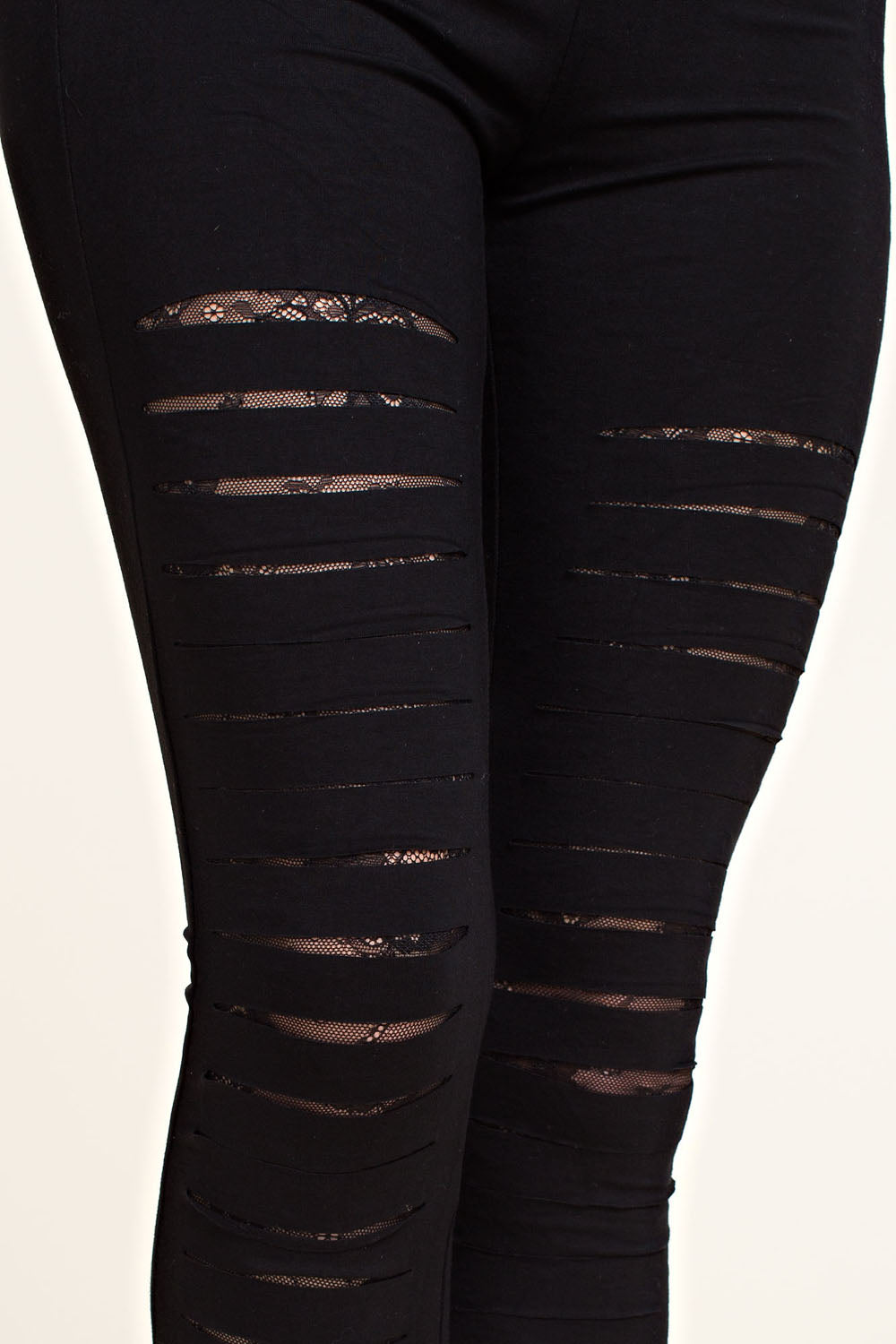 Super comfy Legging with Laser Cut with Lace Details