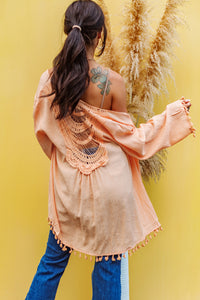 Crochet Tassel Beach Cover Up