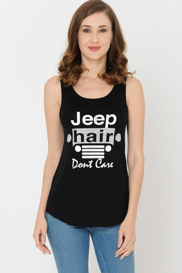 Jeep Hair Tank Top Shirt