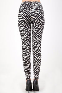 Zebra Womens best leggings BUTTERY SOFT LEGGINGS One Size Print Zebra print