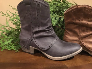 Bdon Grey Urban sexy Boots Side zipper