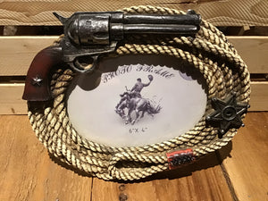 Photo Frame with rope and gun 4 x 6
