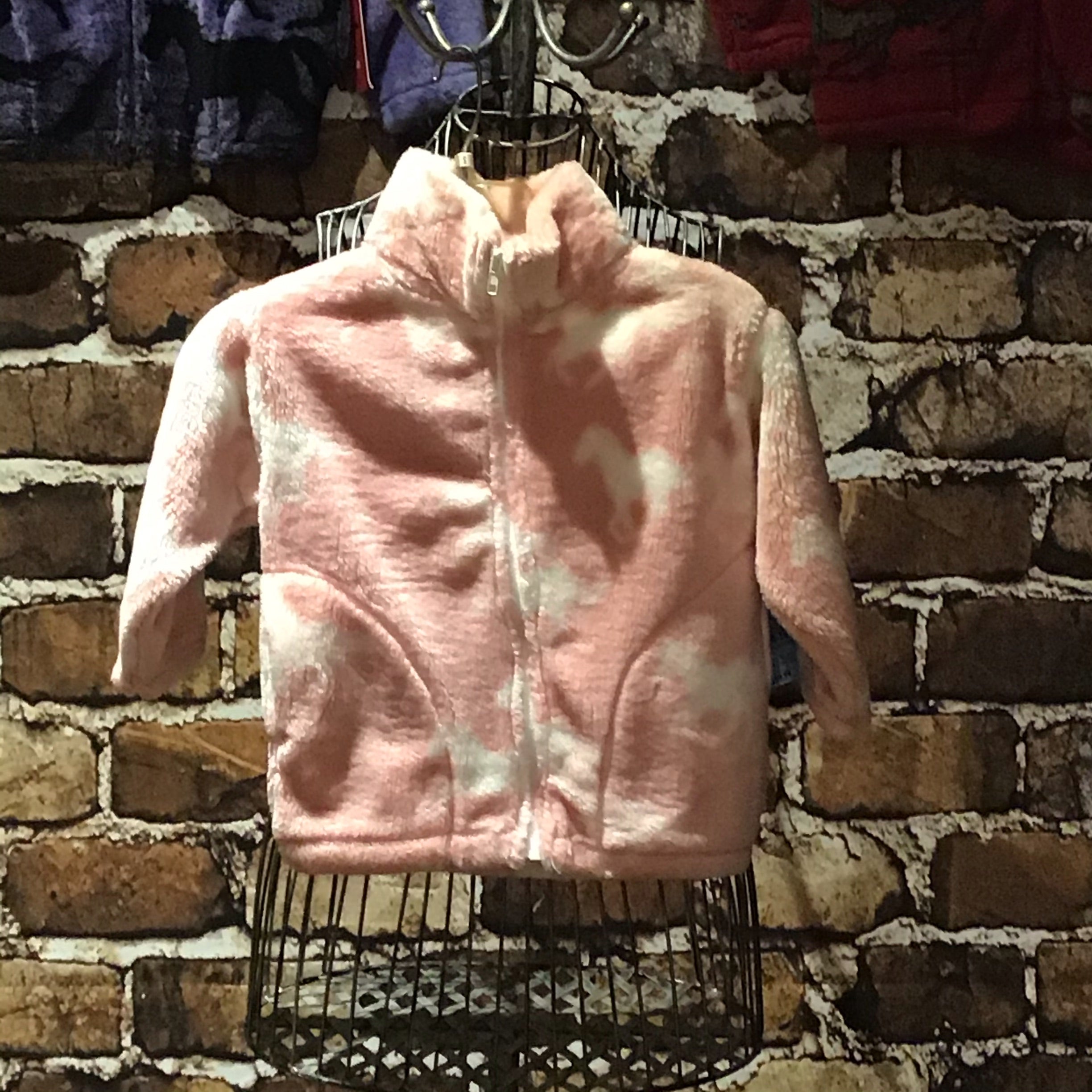 Kids Running Horses Plush Fleece Jacket Child