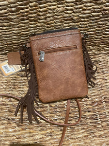Handbag With Shoulder Strap, Tassel and Chain