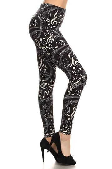 Music Note Women's leggings